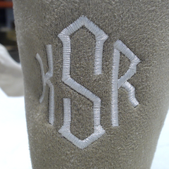 BLOOPER KIDS: Monogrammed Kids Sherpa Tie Booties