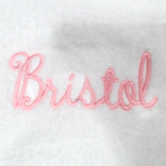 BLOOPER KIDS: Monogrammed Outline Baby Bib