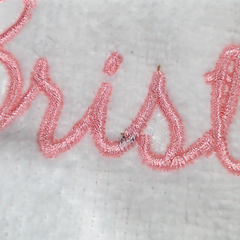 BLOOPER KIDS: Monogrammed Outline Baby Bib