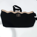 BLOOPER BAG: Monogrammed Wavy Top Weekender