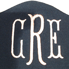 BLOOPER BAG: Monogrammed Wavy Top Weekender