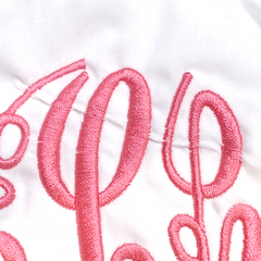 BLOOPER KIDS: Monogrammed White Eyelet Baby Bloomers