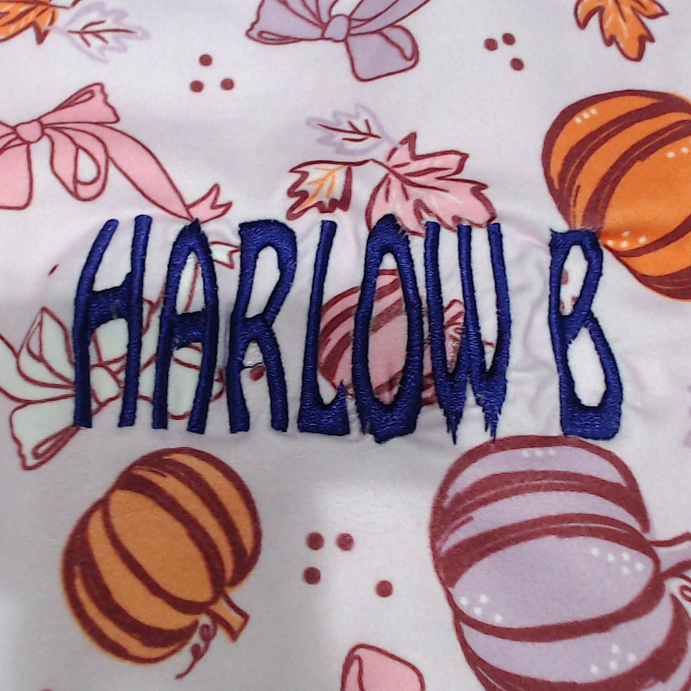 BLOOPER KIDS: Monogrammed Girls Twirl Dress