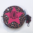 BLOOPER KIDS: Monogrammed Girls Cheetah Crossbody Bag