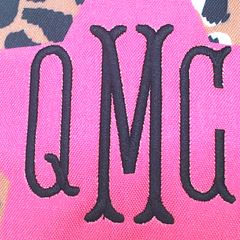 BLOOPER KIDS: Monogrammed Girls Cheetah Crossbody Bag