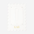 kappa alpha theta scalloped picture frame