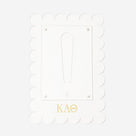 Kappa Alpha Theta Scalloped Picture Frame | Clear