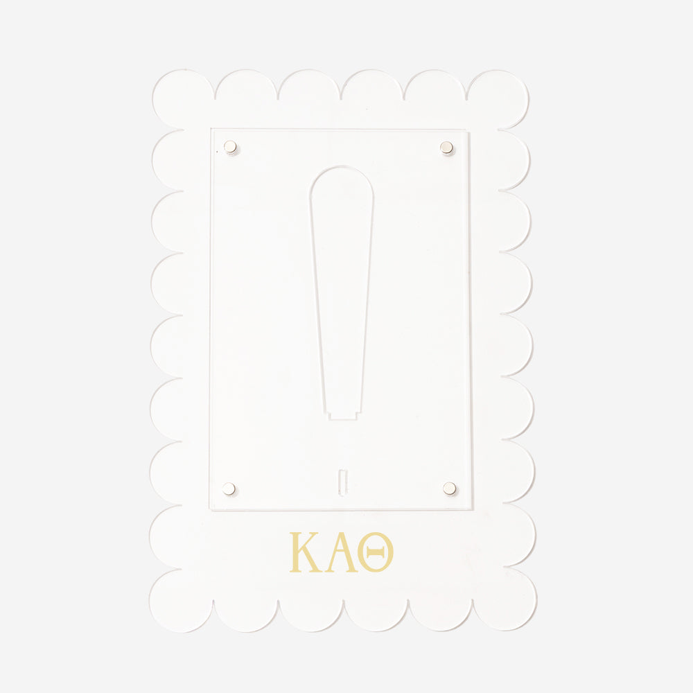 kappa alpha theta scalloped picture frame