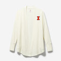 Illinois Sweatshirt Cardigan in Ivory