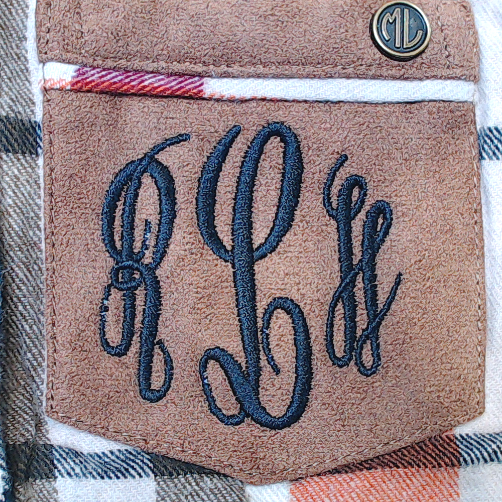 BLOOPER KIDS: Monogrammed Kids Plaid Layering Tunic