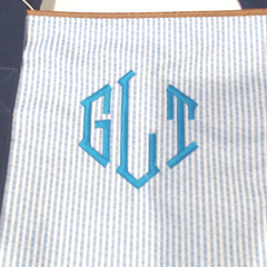 BLOOPER BAG: Monogrammed Extra Large Tote Bag