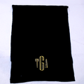 BLOOPER ACCESSORY: Monogrammed Cable Knit Scarf