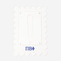 pi beta phi scalloped picture frame