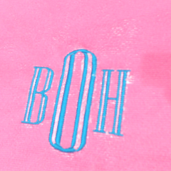 BLOOPER SWIM: Monogrammed Beach Towel