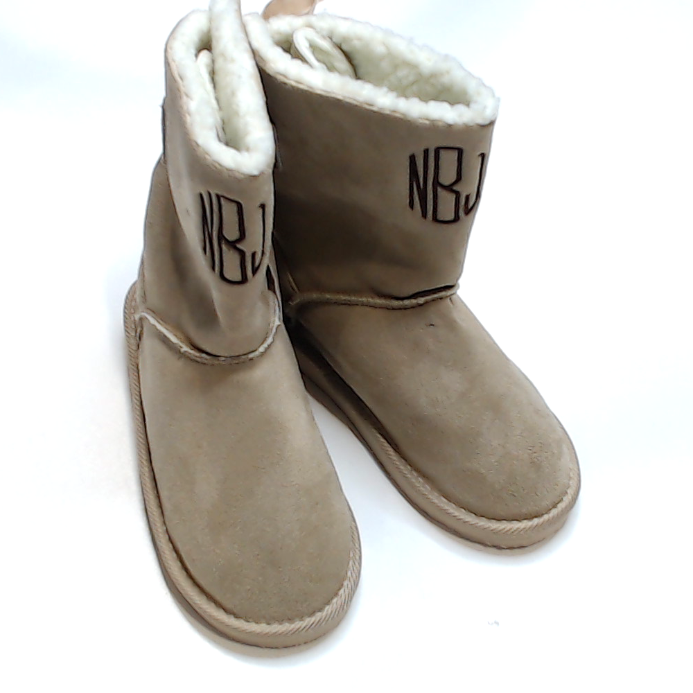 BLOOPER KIDS: Monogrammed Kids Sherpa Tie Booties
