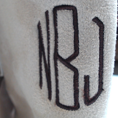 BLOOPER KIDS: Monogrammed Kids Sherpa Tie Booties
