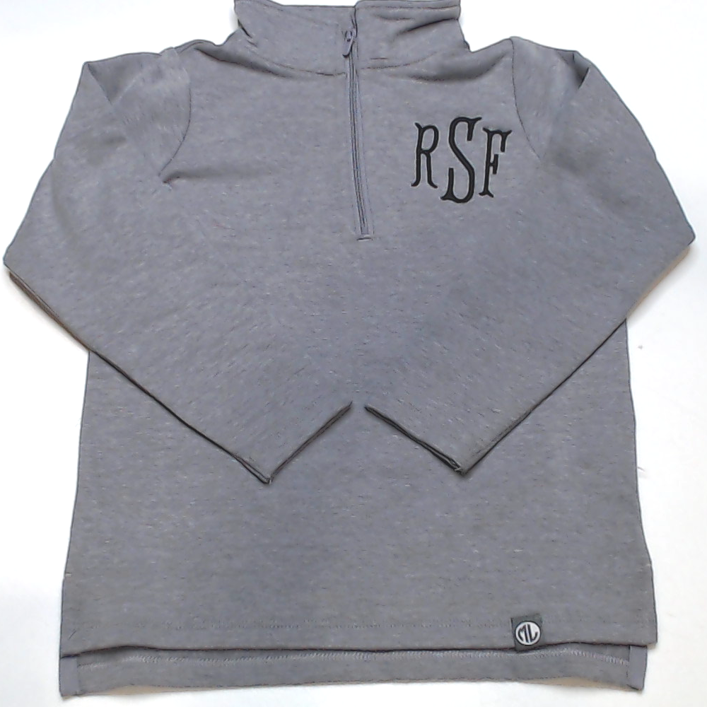 BLOOPER KIDS: Monogrammed Kids Pullover Sweatshirt