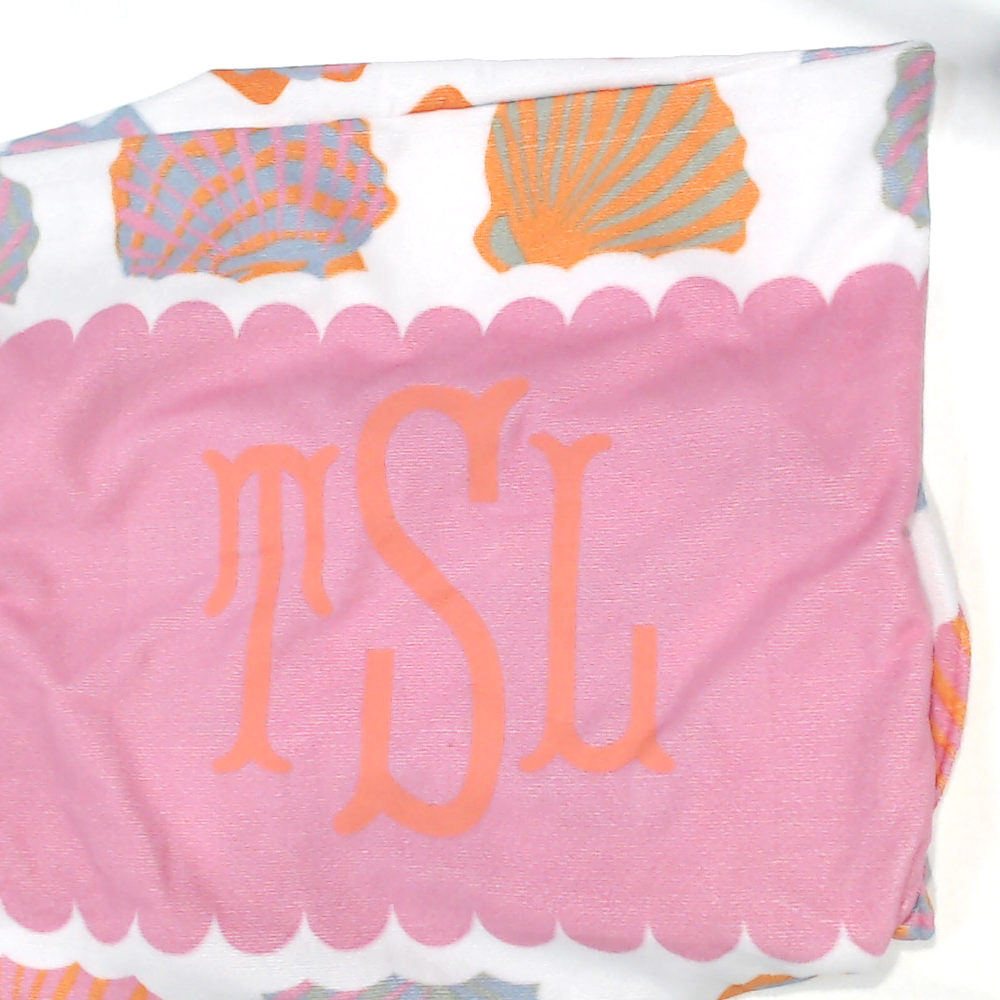 BLOOPER ACCESSORY: Monogrammed Chair Cover