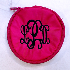 BLOOPER BAG: Monogrammed Travel Jewelry Case
