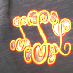 BLOOPER CLOTHING: Monogrammed Henley