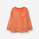 Monogrammed Kids Softspun Sweatshirt | Pumpkin