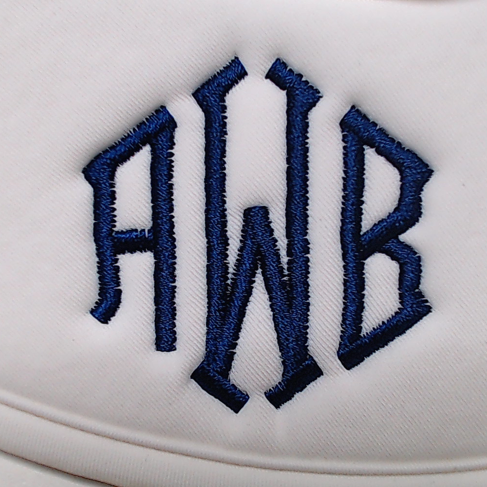 BLOOPER KIDS: Monogrammed Baby Sun Hat