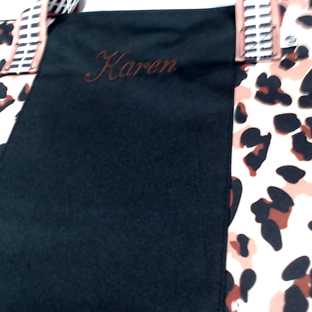 BLOOPER BAG: Monogrammed Extra Large Tote Bag