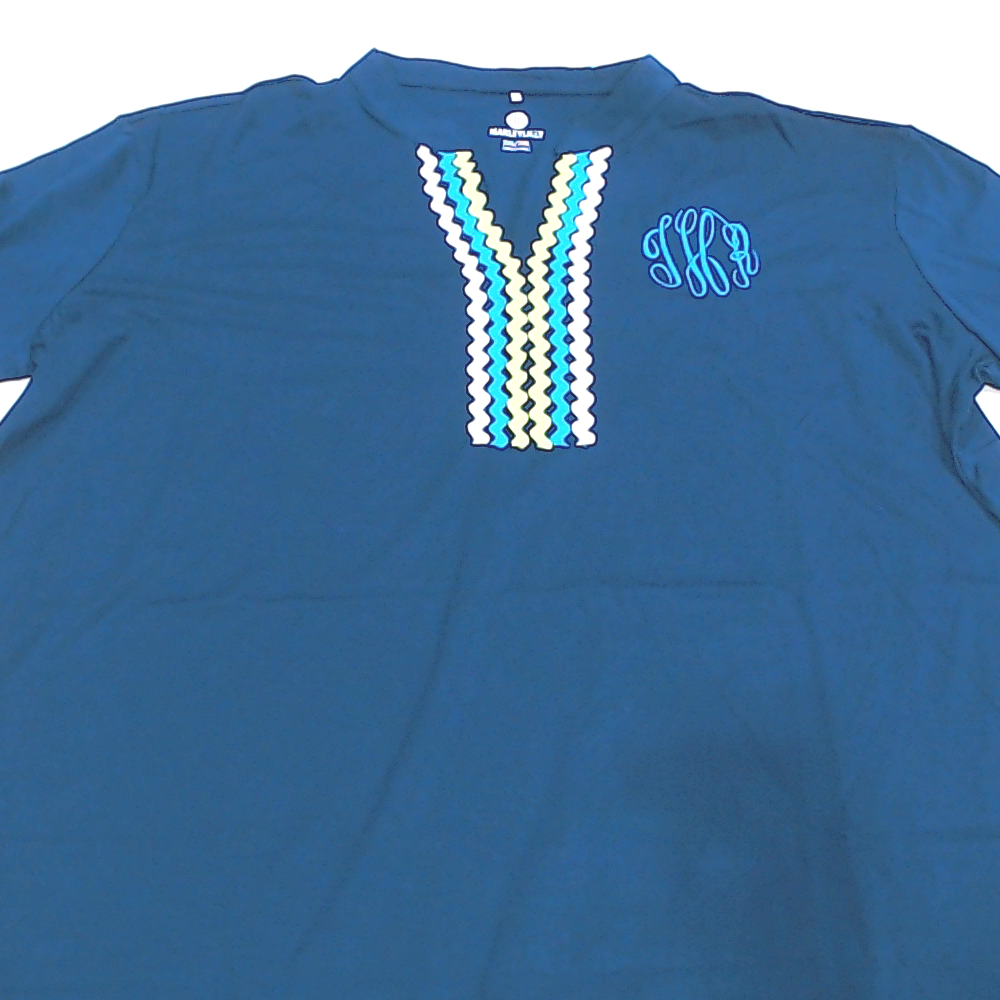 BLOOPER SWIM: Monogrammed Ric Rac Cover Up