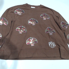 BLOOPER CLOTHING: Monogrammed Sequin Turkey Sweatshirt