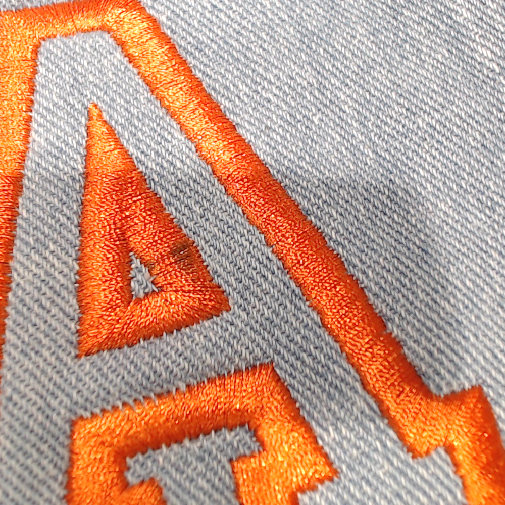 BLOOPER CLOTHING: Monogrammed Sequin Denim Shacket