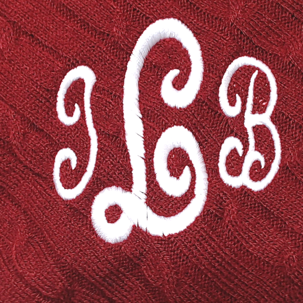 BLOOPER CLOTHING: Monogrammed Poncho