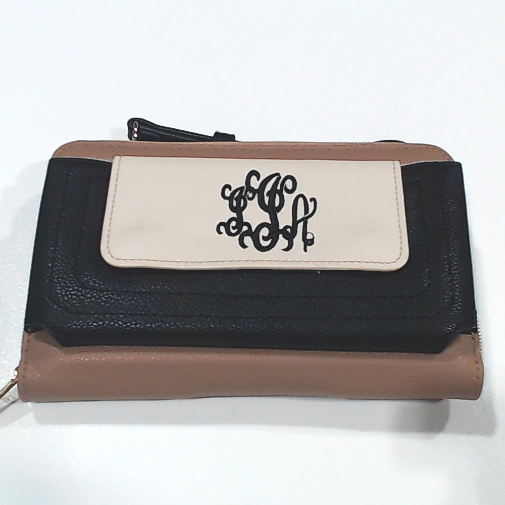 BLOOPER BAG: Monogrammed Phone Wallet Wristlet