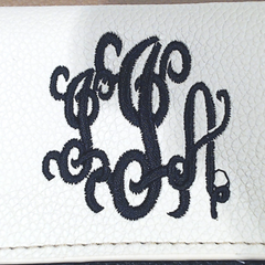 BLOOPER BAG: Monogrammed Phone Wallet Wristlet