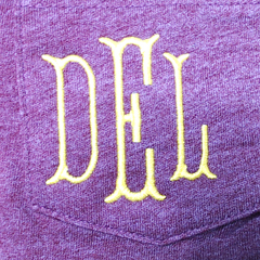 BLOOPER KIDS: Monogrammed Kids Long Sleeve Shirt