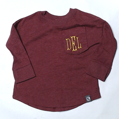 BLOOPER KIDS: Monogrammed Kids Long Sleeve Shirt