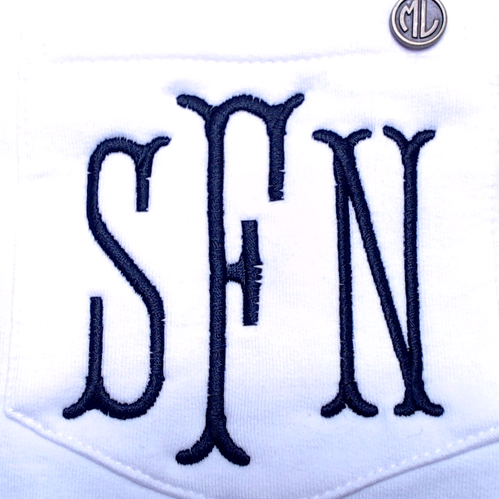 BLOOPER CLOTHING: Monogrammed Crewneck Sweatshirt