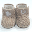 BLOOPER KIDS: Monogrammed Baby Booties