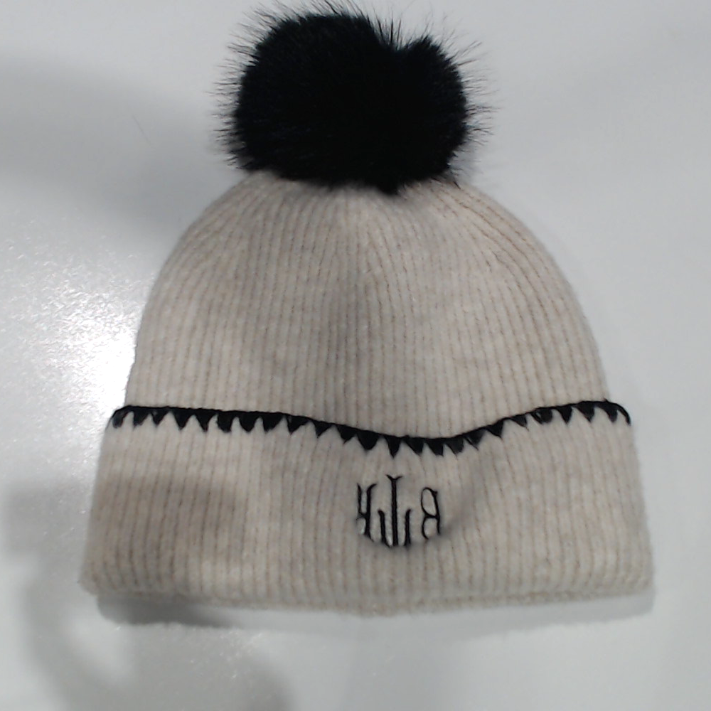 BLOOPER ACCESSORY: Monogrammed Embroidered Edge Beanie