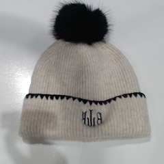 BLOOPER ACCESSORY: Monogrammed Embroidered Edge Beanie