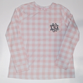 BLOOPER CLOTHING: Monogrammed Gingham Sweatshirt