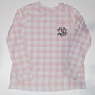 BLOOPER CLOTHING: Monogrammed Gingham Sweatshirt
