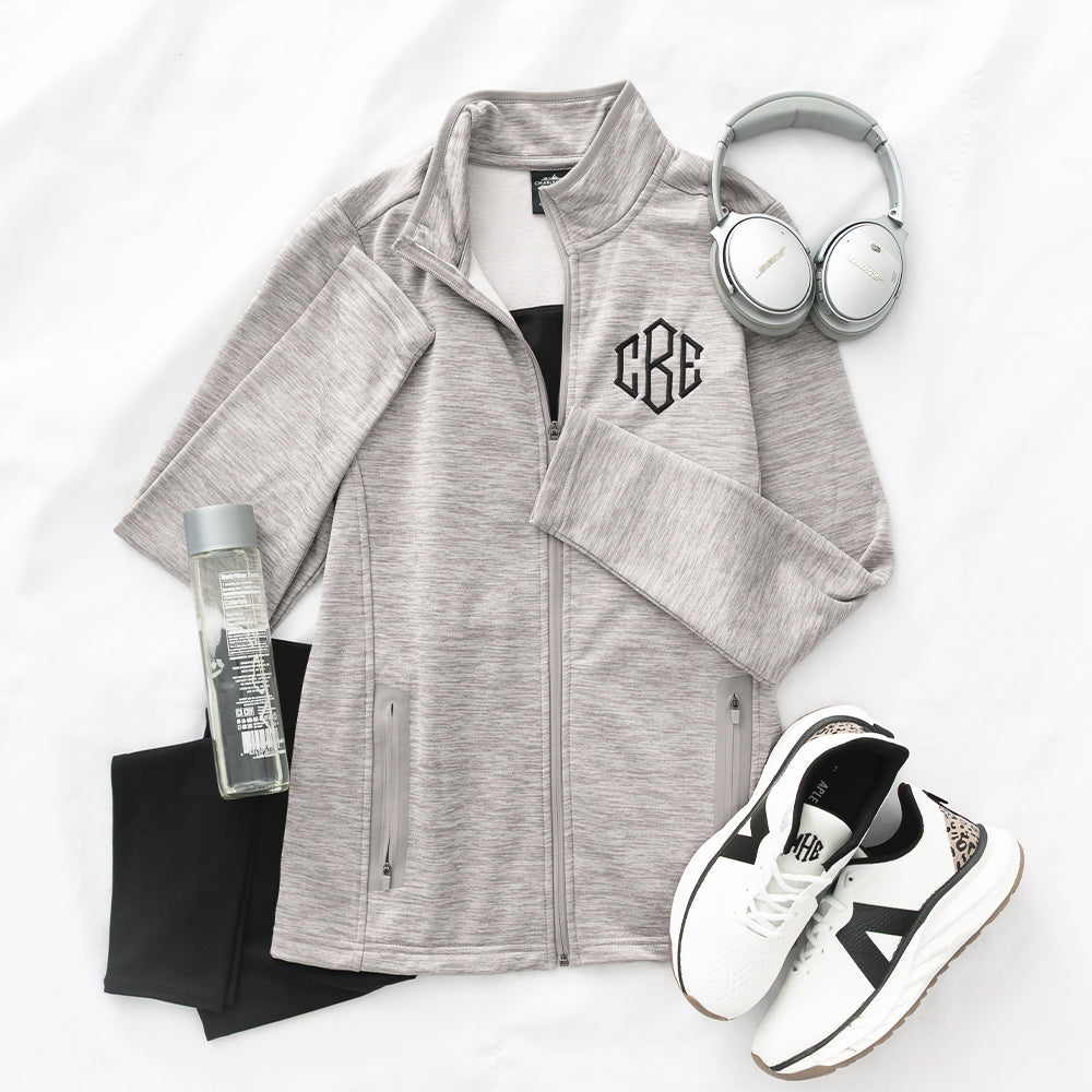 oatmeal brigham knit jacket flatlay