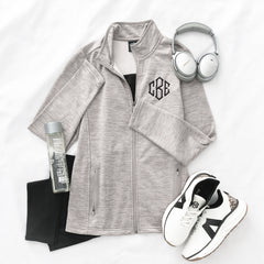 oatmeal brigham knit jacket flatlay