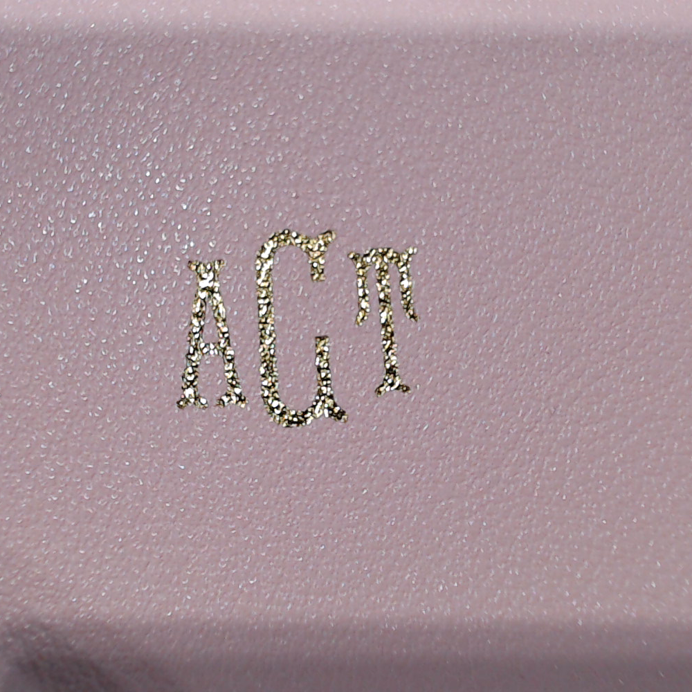 BLOOPER ACCESSORY: Monogrammed Scalloped Mouse Pad