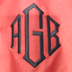 BLOOPER BAG: Monogrammed Weekend Bag
