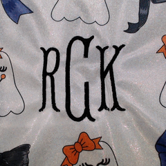 BLOOPER KIDS: Monogrammed Halloween Bag