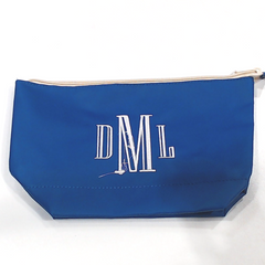 BLOOPER BAG: Monogrammed Splash Proof Zip Pouch