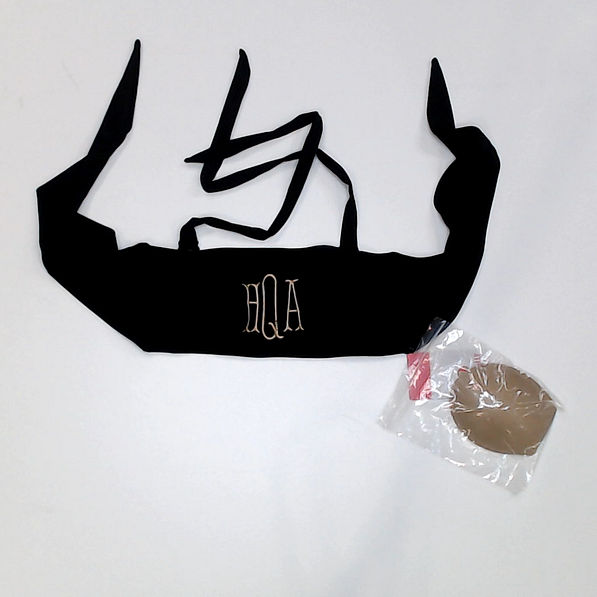 BLOOPER SWIM: Monogrammed Bandeau Top