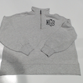 BLOOPER CLOTHING: Monogrammed Oversized Quarter Zip Pullover
