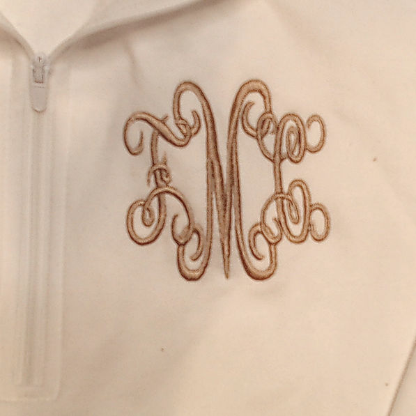 BLOOPER CLOTHING: Monogrammed Pullover Sweatshirt